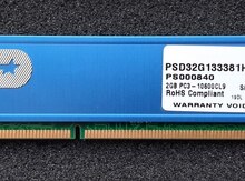 RAM DDR3 Patriot, 2GB 