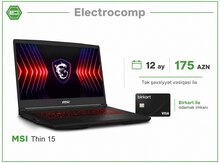 Noutbuk MSI Thin 15