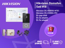 Domofon dəsti 18Hikvision DS-KH9510 + DS-KV6103