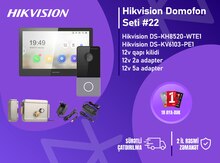 Domofon dəsti 22Hikvision DS-KH8520 + DS-KV6103