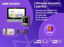 Hikvision DS-KH8350 + DS-KD8003 Flush — Domofon Seti 23