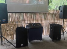 DYNACORD 1600, Yamaha, mikrofon dəsti