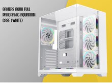 Aquarium Case Gamers Aqua Panoramic ATX (White)