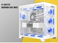 Gaming case "LovingCool T2 M-Atx Aquarium Case (White)"