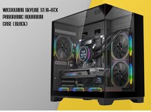Gaming case "WjCoolman Skyline S1 M-Atx Panoramic Aquarium Case (Black)"