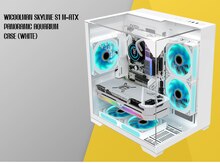 Gaming case "WjCoolman Skyline S1 M-Atx Panoramic Aquarium Case (White)"