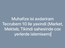 Mühafizəçi işi axtarıram