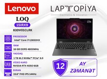Lenovo LOQ 15IRX9 83DV01CLRK