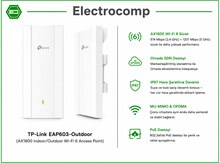 TP-Link EAP603-Outdoor (AX1800 Indoor/Outdoor Wi-Fi 6 Access Point)
