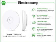 TP-Link EAP653 UR (AX3000 Ceiling Mount Wi-Fi 6 Access Point)