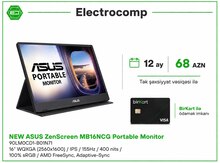 Monitor NEW ASUS ZenScreen MB16NCG Portable