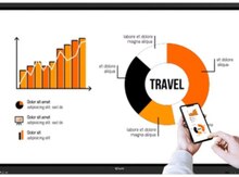 IQTouch CA1F11 LE043MD interaktiv rəqəmsal lövhə