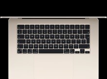 Apple MacBook Air 15.3" Apple M3 (8C CPU/10C GPU), 16 GB, 256 GB, Starlight