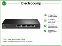 TP-LINK TL-SG1428PE – 28-Port Gigabit Easy Smart Switch with 24-Port PoE+