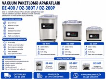 Vakuum paketləmə aparatı DZ-400 / DZ-380T / DZ-260P
