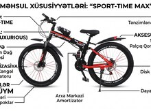 SPORT-TIME MAX 26 Düym qatlanan velosiped