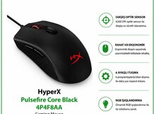 Oyun kompüter siçanı HyperX Pulsefire Core Black 4P4F8AA