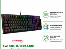 Mexaniki və RGB klaviatura HyperX Eve 1800 B7JE0AA Black