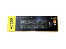 Klaviatura AC260 AULA WIRELESS COMBO black