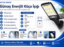 Günəş Enerjili Küçə və Həyət İşığı | Solar LED Lampa