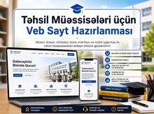 Təhsil müəssisələri üçün veb sayt hazırlanması