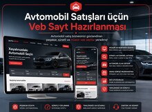 Avtomobil satışları üçün veb sayt hazırlanması