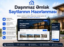 Daşınmaz əmlak saytlarının hazırlanması