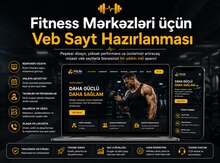 Fitnes mərkəzləri üçün veb sayt hazırlanması