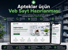 Apteklər üçün veb sayt hazırlanması