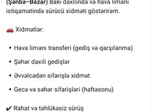 Sürücü xidməti