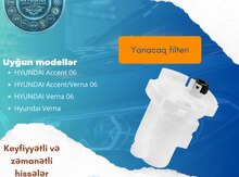 Hyundai Accent, Verna yanacaq filteri
