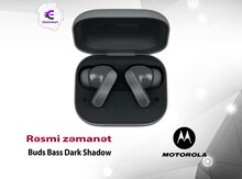 Motorola Moto Buds Bass Dark Shadow simsiz qulaqlıq
