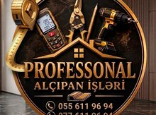 Alçıpan ustası işi axtarıram