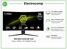 Monitor MSI MAG Curved 345CQRF E20