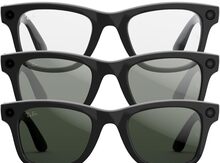 Ray-Ban Meta Wayfarer Gen 2 Shiny Black / Transitions Graph Green