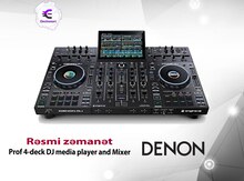 DJ kontrol sistemi Denon DJ Prime 4+ 4-dek, 10.1" PRIME4+XEU