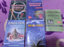 Riyaziyyat və ingilis dili kitabları