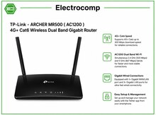 TP-Link ARCHER MR500 (AC1200) 4G+ Cat6 Wireless Dual Band Gigabit Router