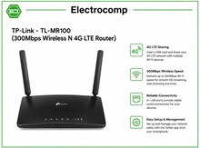 TP-Link TL-MR100 (300Mbps Wireless N 4G LTE Router)