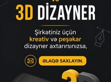 Qrafik dizayner işi axtarıram