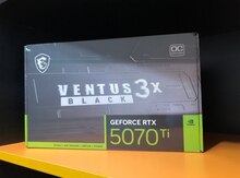MSİ Ventus Black 3x Oc RTX 5070 Ti 16gb