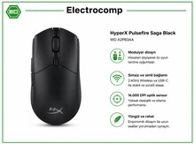 Mouse HyperX Pulsefire Saga Black (A2PB3AA)