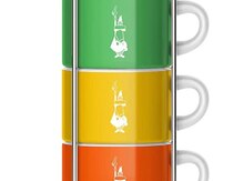 Bialetti Multicolor espresso stendli fincan dəsti