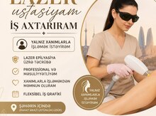 Lazeroloq işi axtarıram