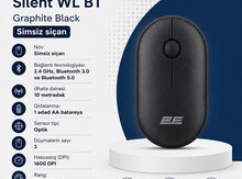 2E MF300 Silent WL BT Graphite Black (2E-MF300WBK)