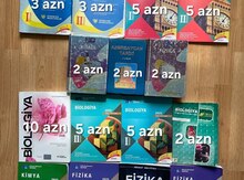Test toplusu DİM, qayda kitabları, dərsliklər