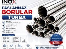 Borular Sus 304, İsi 304/Astm