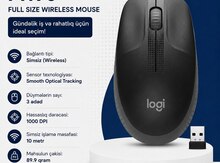 Logitech M190 Full Size Wireless Mouse (910-005901)