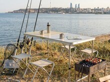 Piknik və düşərgə üçün qatlanan masa