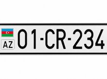 Avtomobil qeydiyyat nişanı - 01-CR-234